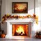 3 Pack Fall Garland for Mantle - 5.6Ft Artificial Maple Vine with Pumpkins & Sunflowers